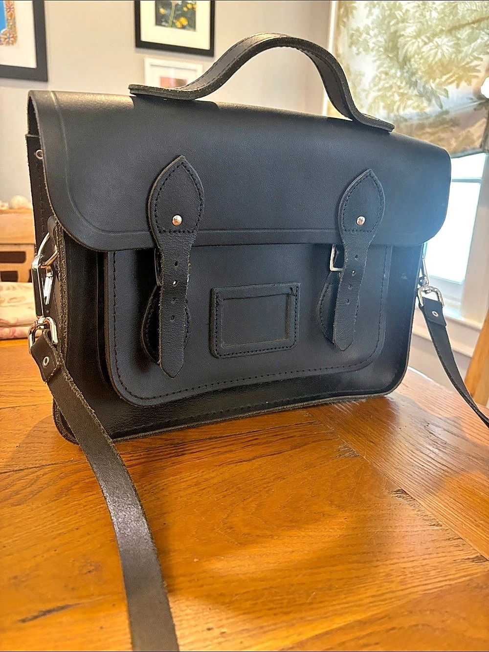 Cambridge Satchel Black Leather